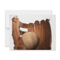 Baseball Glove & Ball Custom Announcements