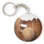 Baseball Glove & Ball Key Chain
