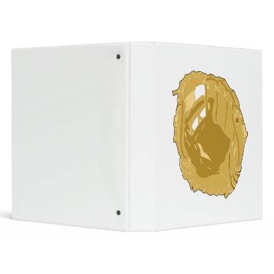 Baseball glove 3 ring binder by justsports