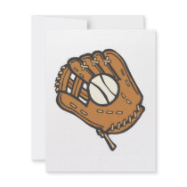 Baseball & Glove Custom Announcement