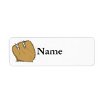 Baseball Glove Custom Return Address Labels