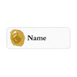Baseball glove custom return address labels