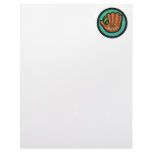 baseball glove personalized letterhead