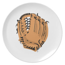 Baseball Glove Party Plates