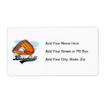 Baseball Glove T-shirts and Gifts Shipping Labels