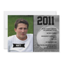 Baseball Graduation Announcement
