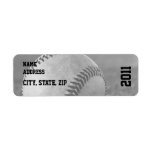 Baseball Graduation Return Address Return Address Labels
