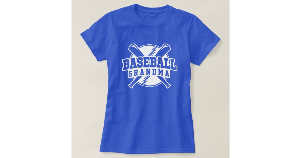 Baseball Grandma TShirt Zazzle