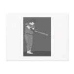 Baseball Gray Postcard