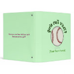 Baseball-Green Binders