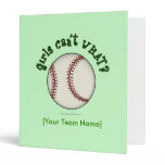 Baseball-Green Binders