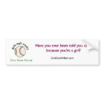 Baseball-Green Bumper Stickers