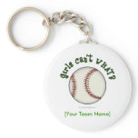 Baseball-Green Keychains