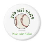 Baseball-Green Magnets
