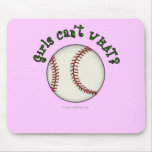 Baseball-Green Mouse Pads