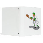 Baseball green player binders