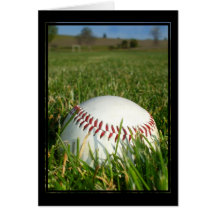 Baseball greeting card