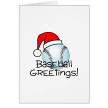Baseball Greetings Greeting Cards