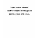 Baseball Haiku: Triple Crown winner t-shirts by HaikuCat Baseball Haiku: Triple Crown winner t-shirts