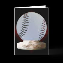 Baseball Happy Birthday Card