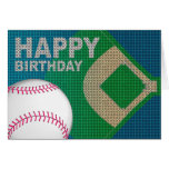 Baseball Happy Birthday Card