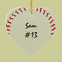Baseball Heart Ornament ornaments