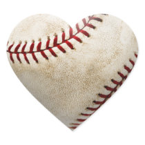 Baseball Heart Stickers