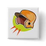 Baseball Helmet Button