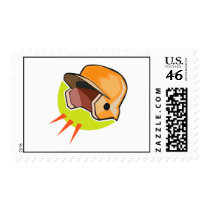 Baseball Helmet Stamp