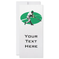 baseball hitter vector illustration rack cards