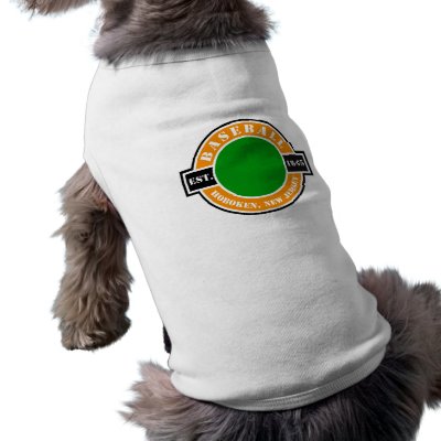 Baseball Hoboken Established Logo Pet T-shirt by justsports