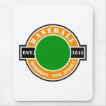 Baseball Hoboken Established Logo Mousepads