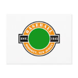 Baseball Hoboken Established Logo Post Cards