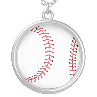 baseball II Custom Necklace Zazzle_necklace baseball II Custom Necklace Zazzle_necklace