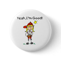 Baseball I'm Good buttons by stick_figures Baseball I'm Good buttons