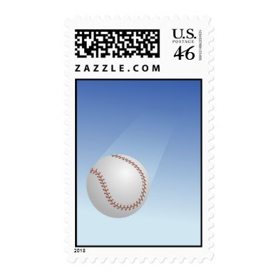 Baseball in Flight Postage