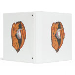 baseball in mitt vector graphic binders