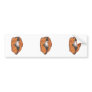 baseball in mitt vector graphic bumper stickers