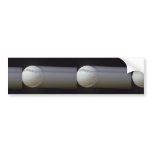 Baseball in motion bumper stickers