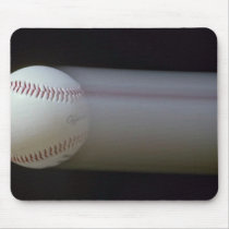Baseball in motion mousepad