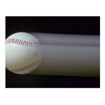 Baseball in motion postcards