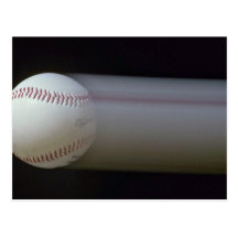Baseball in motion postcards