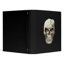 Baseball in Skull Vinyl Binders