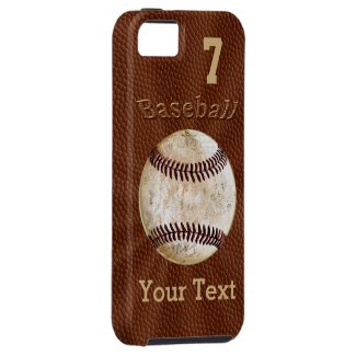 Baseball iPhone 5S Case with YOUR NUMBER and NAME