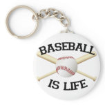 Baseball is Life Keychain