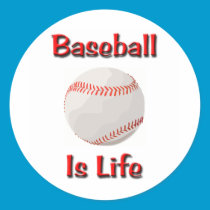 Baseball Is Life stickers