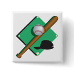 Baseball Is My Heart Buttons