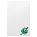 Baseball Is My Heart Custom Stationery