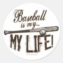 Baseball Is My Life! Sticker