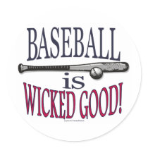 Baseball is Wicked Good Sticker